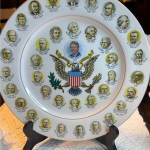 Presidential Commemorative Plate